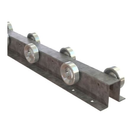 Omni Metalcraft Omni Metalcraft Straight Flow Rail - Top Hat 2-17/32" OAW 4 WPF Staggered 3" Centers FRWS1.94-4-3-10